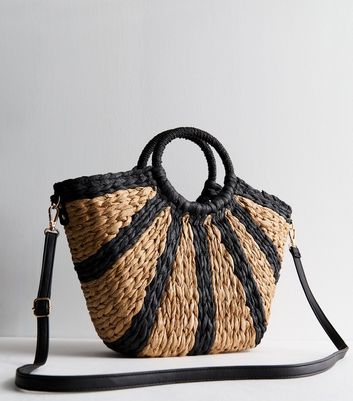 New look wicker bag online