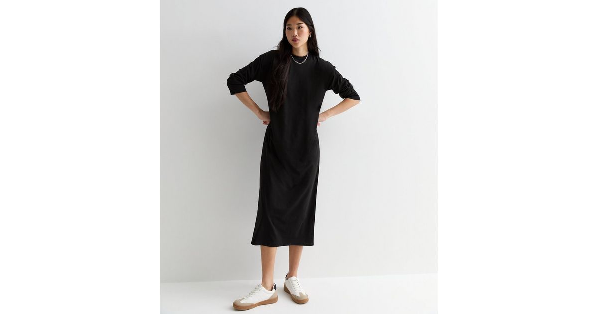 knee length dresses for ladies Women's Trista Textured Midi Shirt Dress main image 1