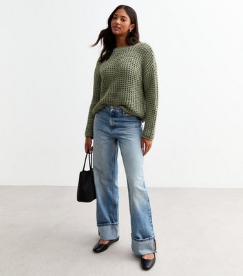 Moss green jumper womens hotsell