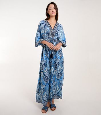 Blue vanilla maxi dress hotsell