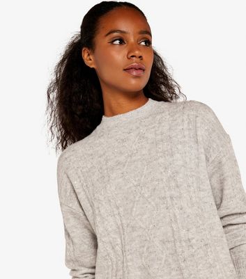 Grey on sale longline jumper