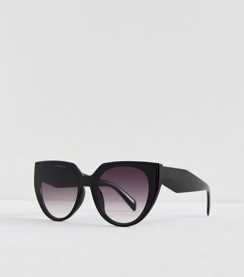 Black Cat Eye Frame Sunglasses New Look