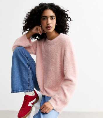 Pink Fluffy Jumper 