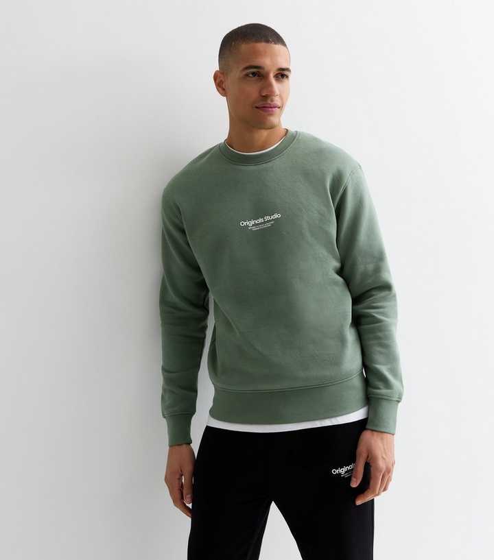 Jack & Jones Logo Sweatshirt, Black, S price in UAE | Amazon UAE