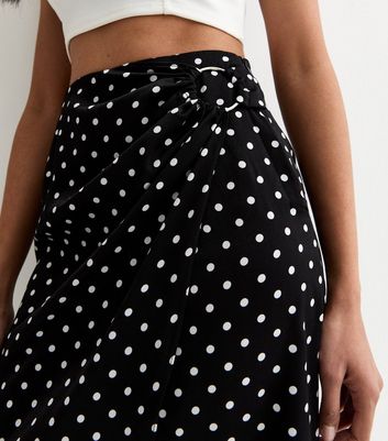 Polka dot skirt new look best sale