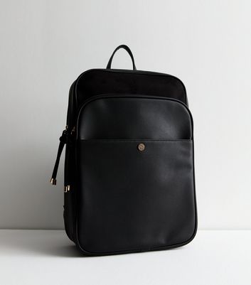 Black Laptop Backpack | New Look