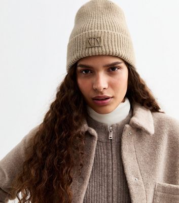 Cream wooly hat online