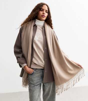 Stone Fringed Scarf