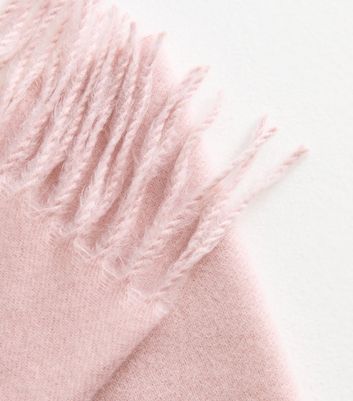 Pink Fringed Scarf New Look