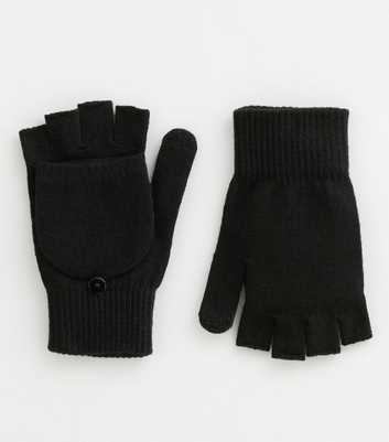 Black Flip-Top Magic Gloves 