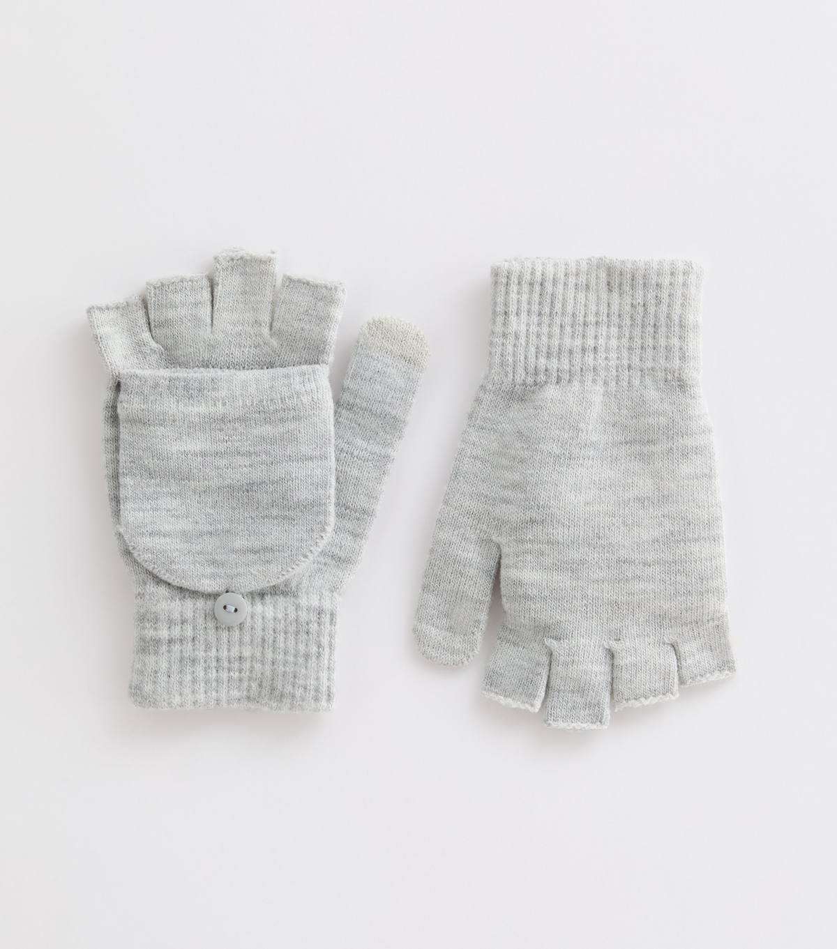 Grey Flip-Top Magic Gloves New Look