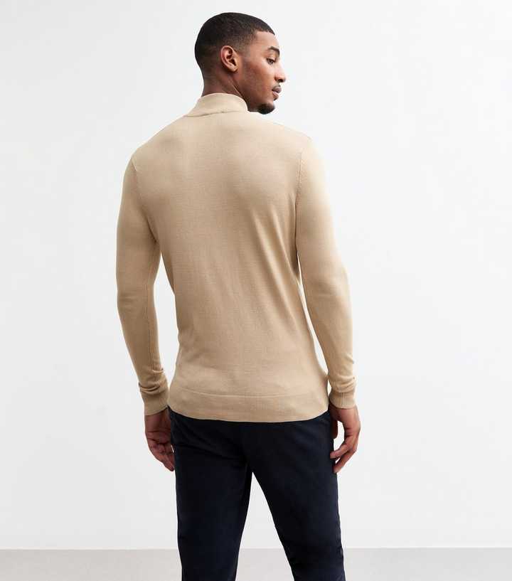 Mud Kingdom Men's Long Sleeve Quarter-Zip Sweater Knitted