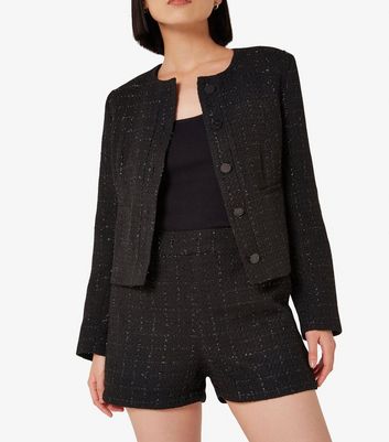 Tweed shorts hot sale and jacket