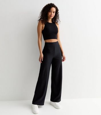 New look wide leg trousers best sale