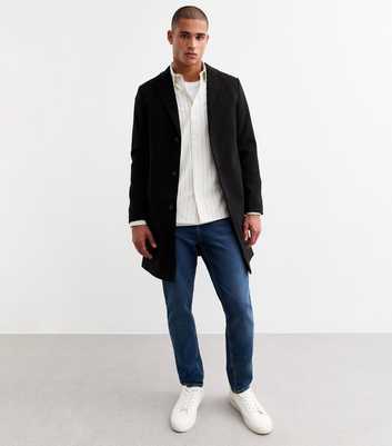 Black Regular Tailored Coat