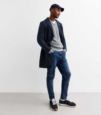 Navy Regular Tailored Coat