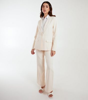 Blue Vanilla Stone Tailored Blazer New Look