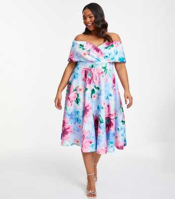 SHEIN Plus Asymmetric Ruffle Hem Botanical Wrap Dress  Plus size summer  dresses, Plus size long dresses, Curvy dress