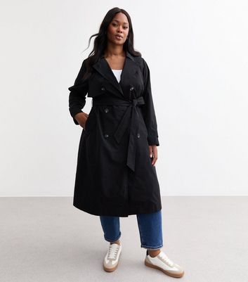 Black mac coat on sale