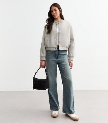 Womens Jacket Light Gray Bomber Jacket Bomber Jacket Light Grey