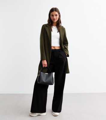 Khaki Unlined Tailored Coat 