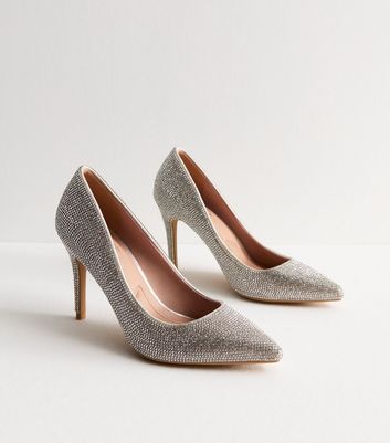 New look diamante heels best sale