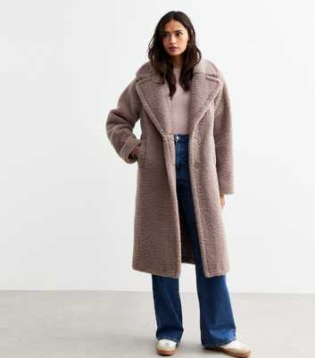 Tall Mink Fleece Coat