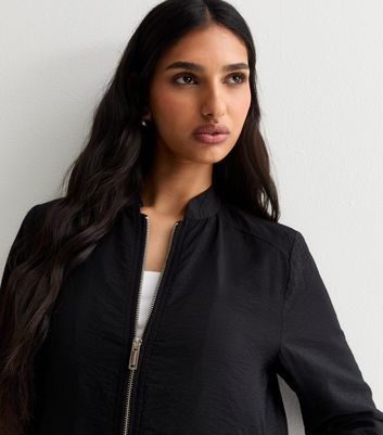 Black female bomber jacket hotsell