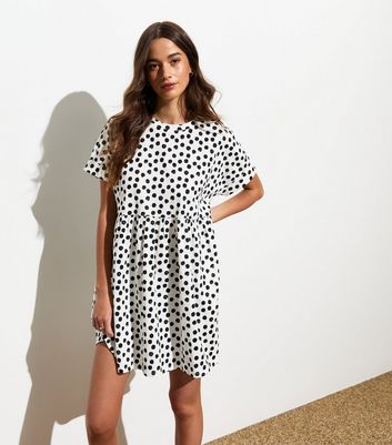 Black and white short sleeve dress online