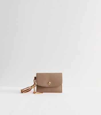 Mink Attachable Leather-Look Cardholder