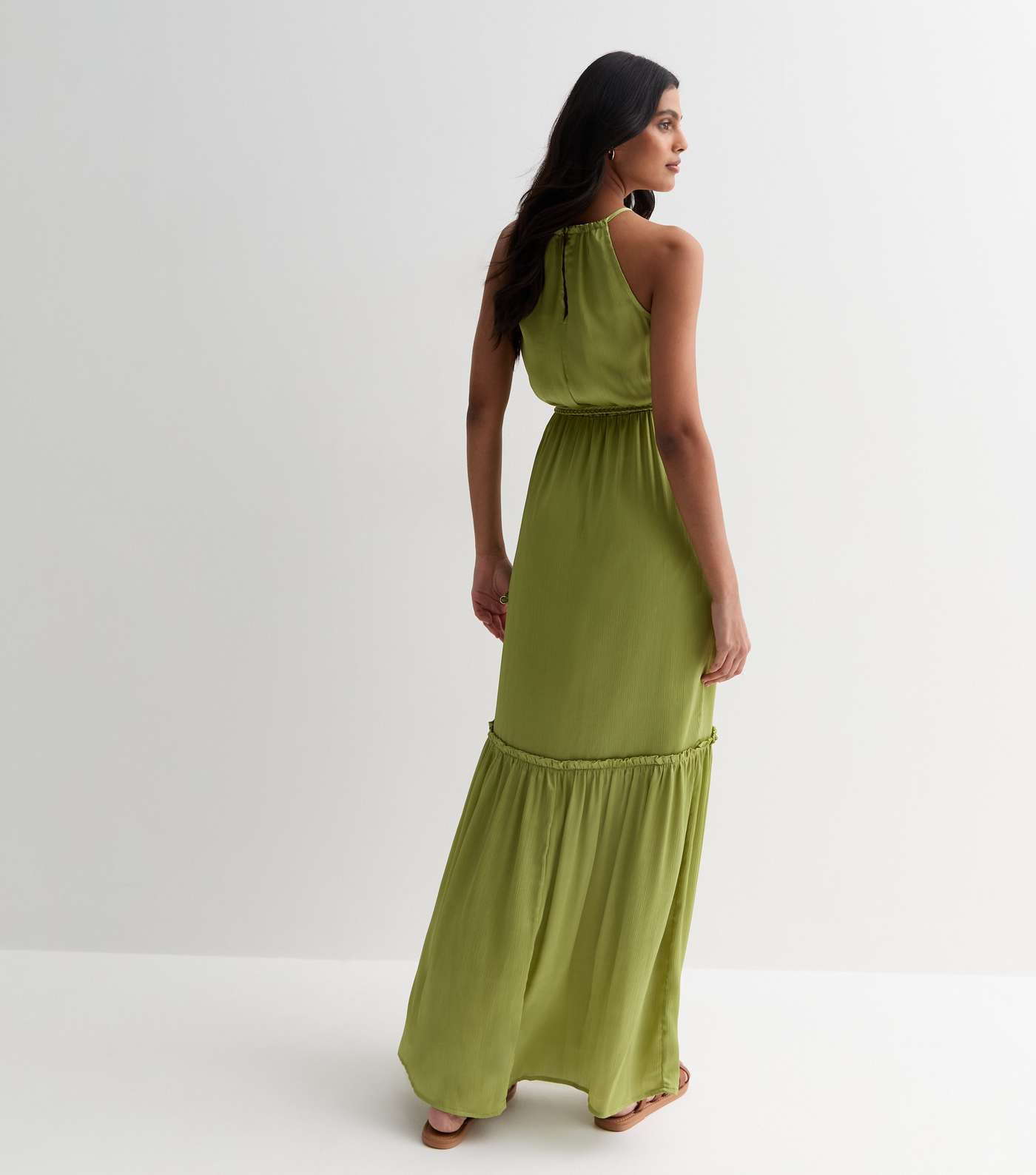 Gini London Green Halter Maxi Dress Image 4