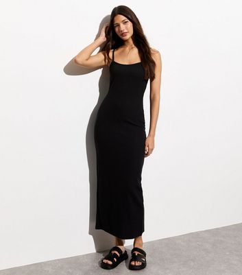 black strappy bodycon