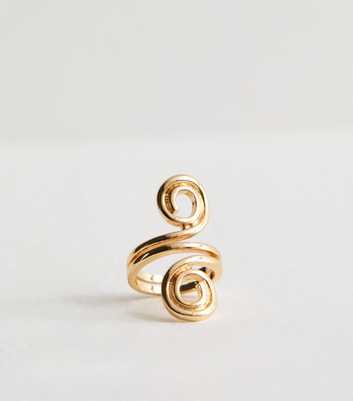 Gold Spiral Ring