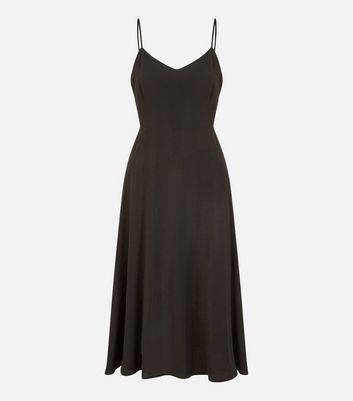 Yumi Black Midi Dress New Look