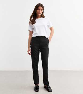 Black Slim Leg Trousers