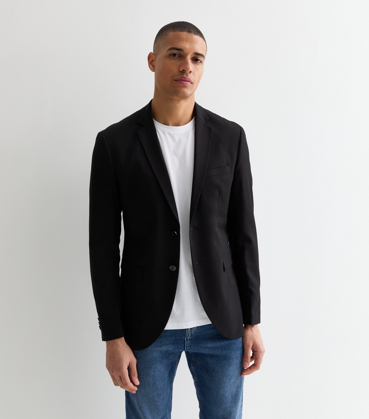Men's Jack & Jones Black Slim Suit Jacket New Look