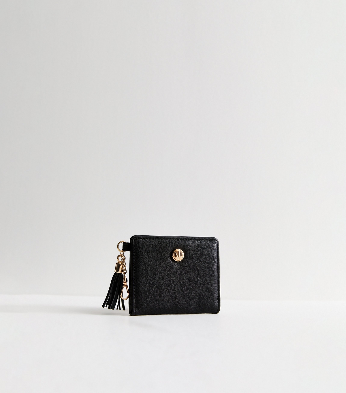 Black Tassel Detail Cardholder New Look