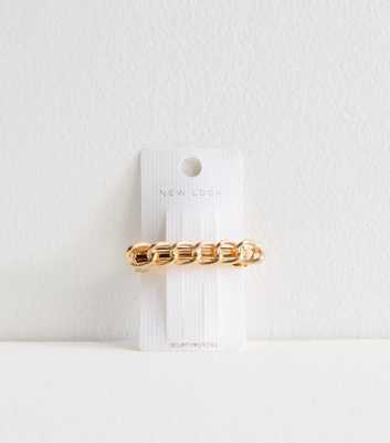 Gold Chain Link Hair Clip