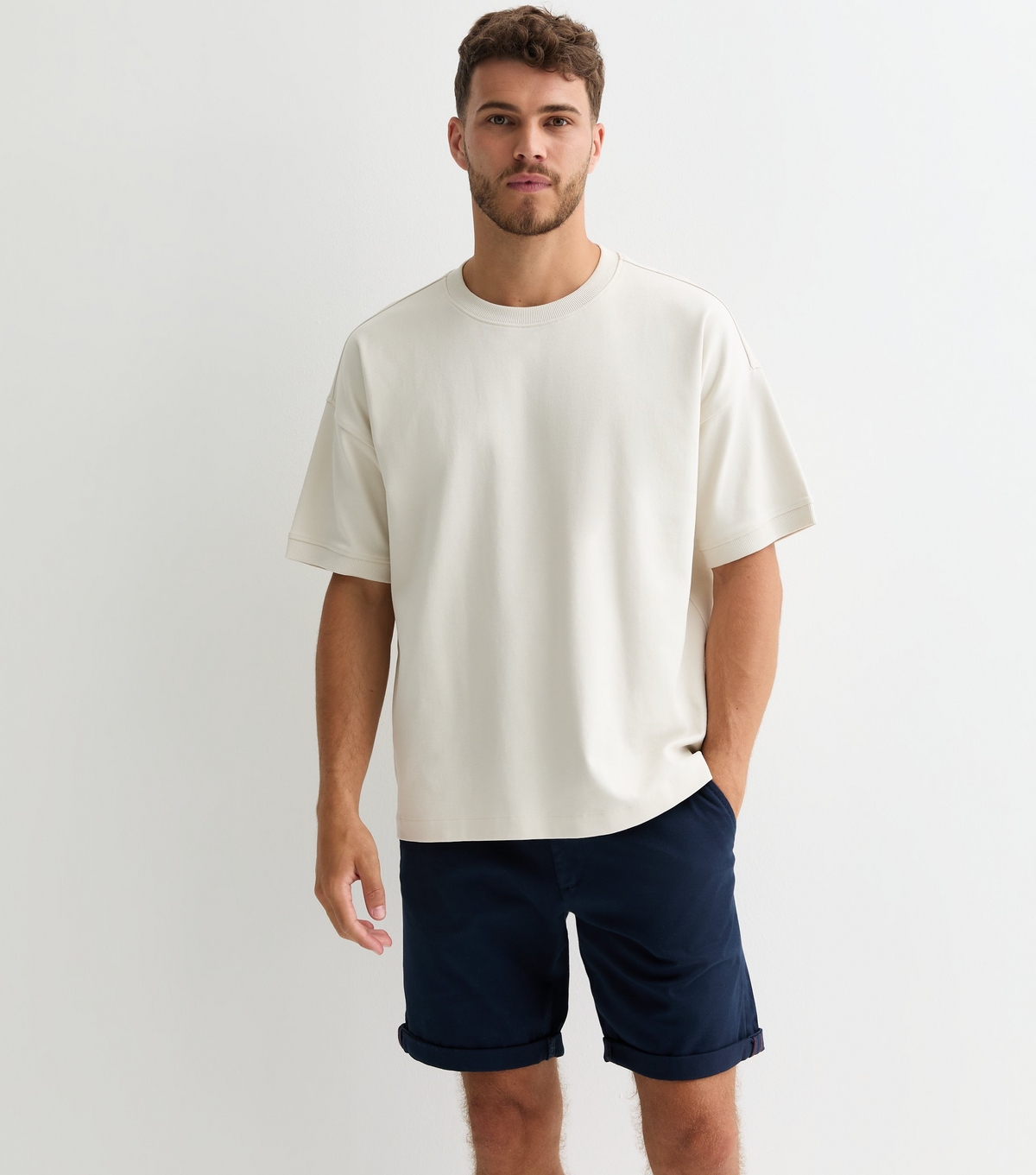 Men's Navy Bermuda Shorts Jack & Jones New Look