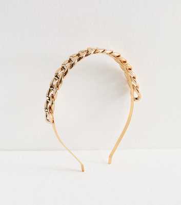 Gold Chain Skinny Headband