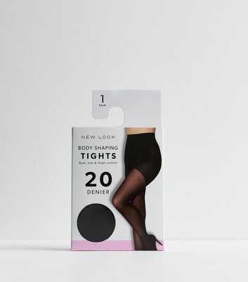 Black Premium 20 Denier Body Shaping Tights