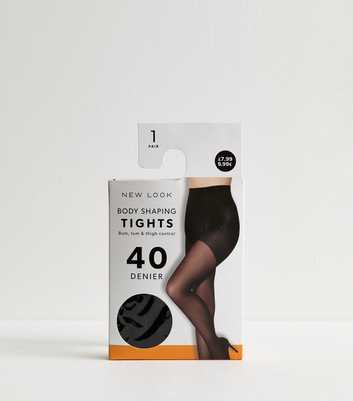 Black Premium 40 Denier Body Shaping Tights