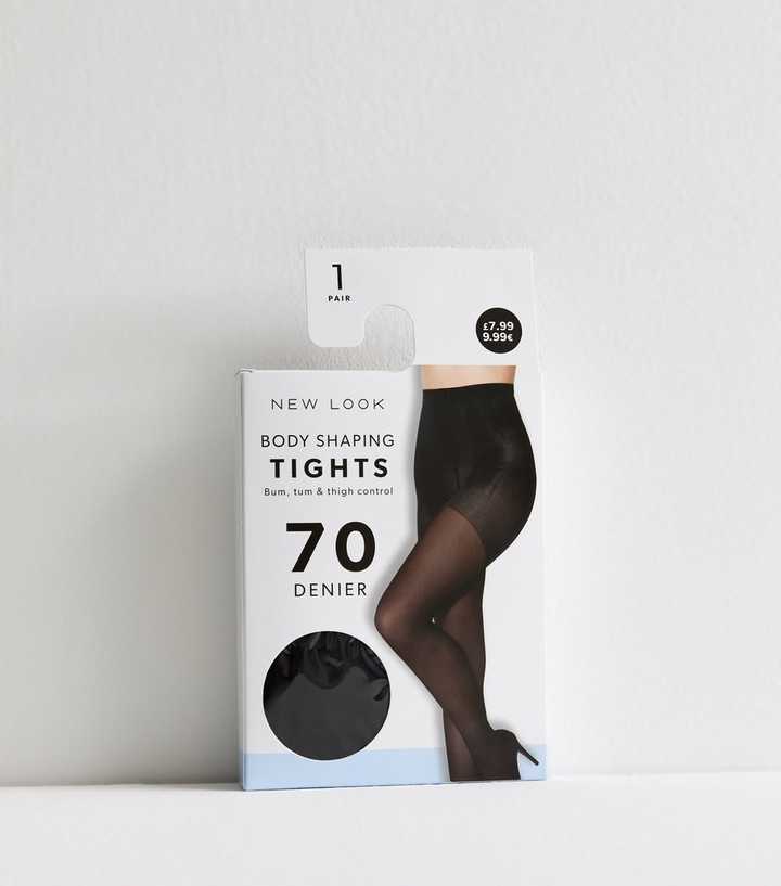 Calzitaly 4 Pairs Women's Opaque Tights, Microfiber Pantyhose, 50 Den Made In Italy S M Black