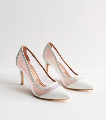 layered stiletto boot white