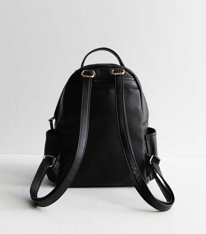 black leather backpack handbag uk 2 in 1 Black: 62237 Its crafted from leather thats been sourced from an LWG Grain Leather Backpack - Black