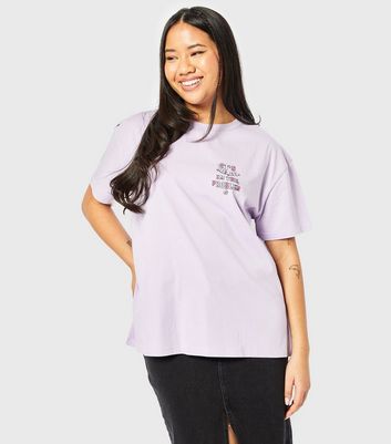 Skinnydip Lilac It's Me Slogan Print T-Shirt New Look