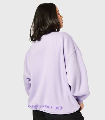 Skinnydip Purple Disney Aristocats Oversized Sweatshirt New Look