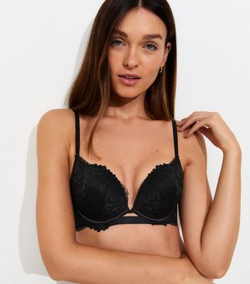 Set Di 6 Reggiseni Push Up Morbidi Con Pizzo Floreale, Coppa Intera, Ferretto E Spalline Regolabili