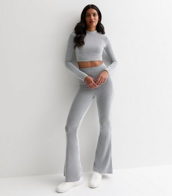 Gray Flared Pants – Famme