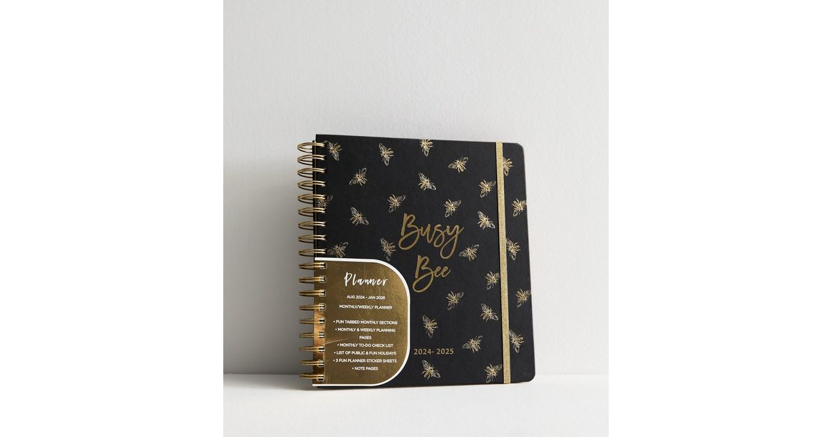 Black Busy Bee Agenda August 2024 January 2026 New Look